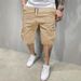 Men's Clothing Casual Shorts Men's Loose Shorts Straight Workwear Trend Men's Shorts_viptrois.com
