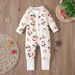Christmas Children's spring and fall girls long-sleeved Santa Claus onesie climbing suit Ha clothing children's ins_viptrois.com