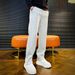 Men's Winter Fleece-Lined Casual Jogger Pants - Soft Comfortable Straight Leg Trousers For Everyday Wear (Black, Gray, Beige)_viptrois.com