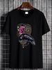 Vintage HIM Band T Shirt Bam Margera Heartagram Tour 2007 Womens Size S Casual Soft Stretched Versatile Fashion Designer Clothes Homme Unisex_viptrois.com