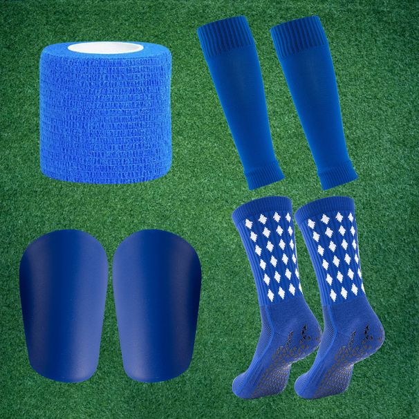 Footballsocks Leg Guards Adult Football Socks Leg Guards Socks Straps Sports Protection Suit Calf Protection_viptrois.com