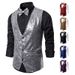 Men's Stage Costumes, Sequins, Vests, Photography Studios, Hosts, Singers, Emcees, Vests_viptrois.com
