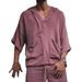 Men's Clothing Men's Cotton And Linen Loose Casual Suit Holiday Clothing Cotton And Linen T Shirt Shorts Suit_viptrois.com