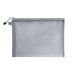 A4 Transparent File Bag Nylon Mesh Zipper Test Paper Information Bag File Storage Bag Office Student Subject Bag_viptrois.com