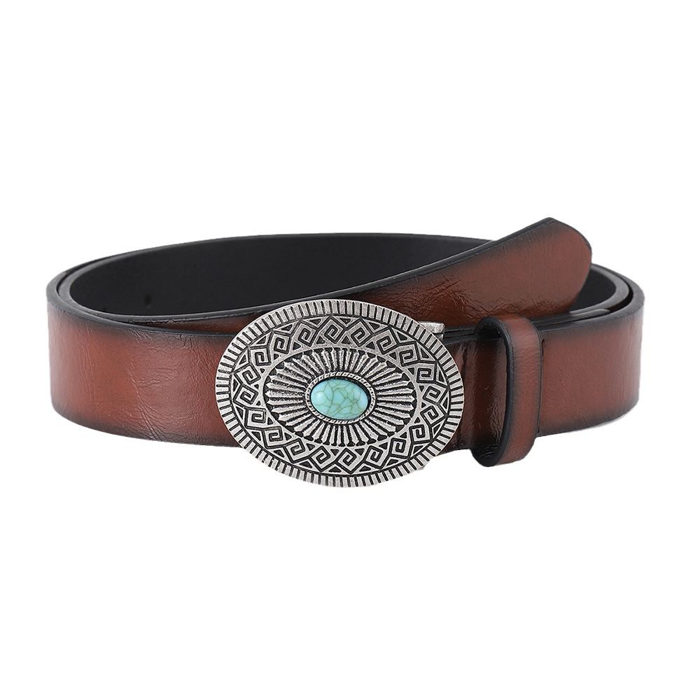 Belt 1PC Decoration Ladies Belt Hundreds of Brown Jeans Belt Women_viptrois.com