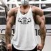 Men's Pure Cotton Fitness Vest Summer Thin Shoulder Strap Bottoming Shirt European And American Sweat-absorbing Breathable Bottoming Shirt Sleeveless_viptrois.com