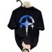 Men's Clothing High Street Cross Pure Cotton Short Sleeved Large Size Heavy Handsome T Shirt_viptrois.com