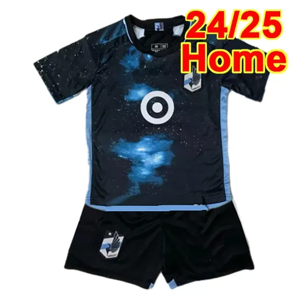 24 25 Minnesota United FC Kids Kit Soccer Jerseys LOD BOXALL REYNOSO PUKKI TRAPP Home Child Suit Football Shirt Short_viptrois.com