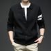 Men's Sweater With Lapel Cardigan, Thickened Casual Jacket For Autumn And Winter, Fashionable And Versatile Knitted Shirt_viptrois.com