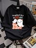 Big Sister Pregnancy Announcement Cute Ghost Girls Halloween T-Shirt Stretched Designer Clothes Female Soft Comfortable Summer T-Shirt For Women Casual Top For Everyday Wear Women Stylish Print Round Neck Short Sleeve Breathable Slightly Graphic_viptrois.com