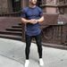 Men's ClothingNew Men's Pants Autumn White Ripped European And Black Slim High Waist Jeans Men's Wear_viptrois.com