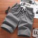 Men's Clothing Breathable 5 Point Pants Men's Summer Shorts Men's Thin Loose Large Size Casual Sports Pants Mid Length Pants Breeches Trendy Men's_viptrois.com