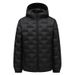 "Men's Winter Hooded Down Jacket With 800 Fill Power, 90% White Duck Down, Windproof & Anti-Feather Leakage, Mid-Length Slim Fit_viptrois.com