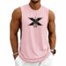 Men's Clothing Tops & Tees Muscle Fitness Sports Vest For Men Summer Breathable Gym Loose Sleeveless Top American Style_viptrois.com