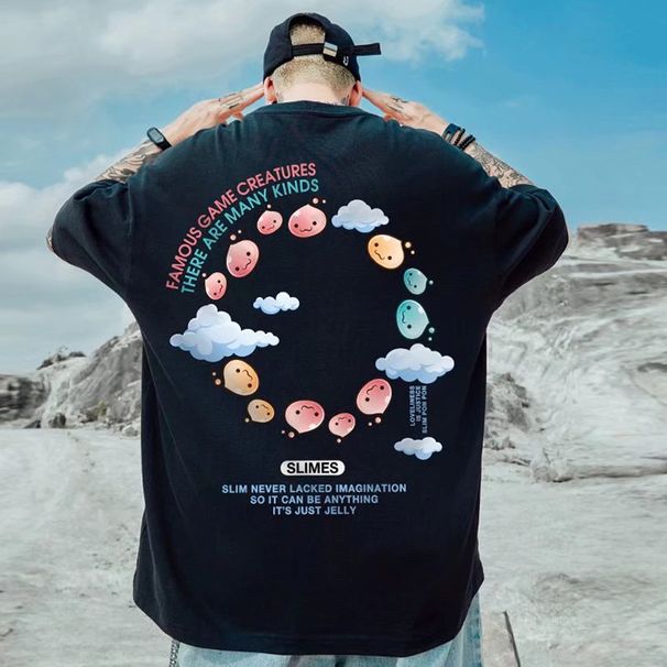 C&J Oversize Short Sleeve T-shirt Men's Fashion Brand High Street Hip Hop Fat Half Sleeve Summer Fashion 8XL_viptrois.com