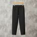 Autumn Cropped Trousers For Men Korean Style Business Seamless Slim Fit Casual Straight Leg Suit Pants_viptrois.com