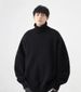 1 Men's Autumn Winter Hong Kong Trendy Solid Color Lazy Style Loose Round Neck Casual Warm Knitted Sweater_viptrois.com