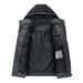 Men's Streetwear Puffer Jacket – Thickened Hooded Winter Coat With Side Stripes (M-5XL) | Trendy Oversized Fit For High School & College Fashion_viptrois.com