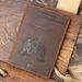 Passport Covers Passport Holder Document Holder First Layer Cowhide Retro Boarding Card Wallet Card Holder Genuine Leather Passport Book_viptrois.com