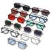 Metal Copper Small Frame Polygonal Sunglasses Women's Men's Universal Retro Double Beam Pilot Sunglasses_viptrois.com