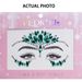 Halloween Edm Electronic Music Festival Face Stickers Eyebrow Stickers Diamond Resin Diamond Carnival Diamond Stickers Masquerade Face Decoration_viptrois.com