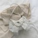 Vintage Bow Pearl Shoulder Bag For Women - Elegant Small Crossbody Purse With Detachable Strap, Retro Fashion Handbag For Daily Use_viptrois.com