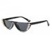 Hot Selling Rhinestone Half Frame Sunglasses For Women Personalized Cat Eye Diamond Studded Glasses Sunglasses Ins Internet Celebrities_viptrois.com