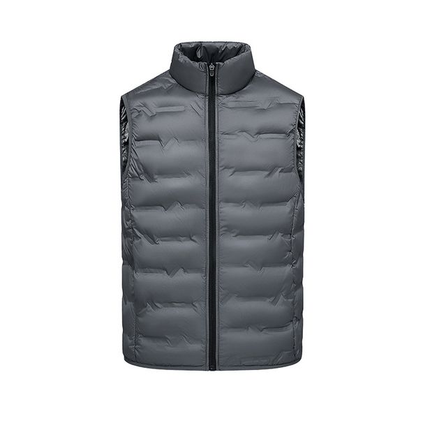 Men's Lightweight Down Vest Winter Warm Puffer Jacket With Graphene Heating Tech, Short Sleeveless Coat For Cold Weather_viptrois.com