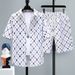 Summer 2 Pieces Set Tracksuit Men's Two Shirt Shorts Haruku Streetwear Oversized Men Sets Short Outfits Suits_viptrois.com
