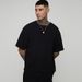 Square T-shirt Men's Heavyweight Shoulder Sleeves Large Size Cotton 240g Heavy Bottoming Shirt_viptrois.com