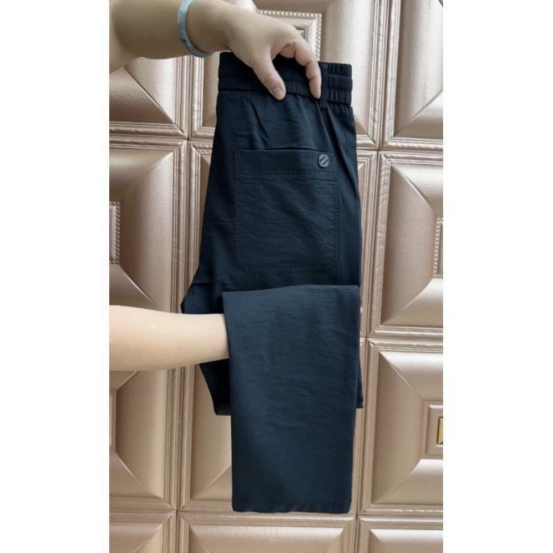 Men's Clothing Casual Pants Thin Style Fashion Solid Color Business All Match Straight Pants Simple Comfortable Loose Breathable Skinny Pants_viptrois.com