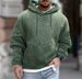 Autumn New Men's Large Size Casual Style Jacket Jacquard Hooded Lace Up Long Sleeve Sweater Knitwear_viptrois.com