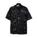 Men's Clothing Thin Large Size Short Sleeve Loose Fat Men's Clothing Letter Print Half Sleeve T Shirt Top Clothes_viptrois.com