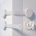Multi-function Security Protection Locks Baby Safety Cabinet Drawer Door Buckle Home White Toilet Refrigerator Lock 5Pcs/Lot_viptrois.com