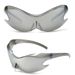 Men's Sunglasses Anti Ultraviolet Men's High End Women's Large Frame Millennial Hot Girl Future Sci Fi Frameless Sunglasses_viptrois.com