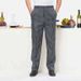 Men's Clothing chef pants work clothes plaid elastic pants chef clothes back kitchen chef pants_viptrois.com
