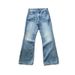 Men's Clothing Loose Wide Leg Washed Vintage Jeans Silo Straight_viptrois.com