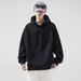 Men's Sweater, Hooded Autumn Loose Top Men's Couple Sportswear Solid Color Hoodie Winter Fleece Casual_viptrois.com