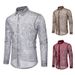 Men's Clothing New Products Men's Hollow Nightclub Long Sleeve Shirt Large Size Shirt Performance Costume_viptrois.com