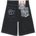 Men's Clothing Denim Shorts Loose Washed Cut Five Point Casual Pants_viptrois.com