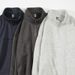 Half Zipper Stand-up Collar Heavy Jacquard Fleece Sweater Men's Autumn And Winter New American Trendy Brand 360G Thickened Top Jacket_viptrois.com