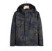 Men's 3-in-1 Waterproof Hiking Jacket With Detachable Down Liner - All-Season Windproof Shell For Mountaineering, Skiing & Urban Commute (Black/Camo)_viptrois.com
