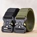 Men's Belts Men's Tactical Belt Cobra Functional Outdoor Nylon Buckle Belt Alloy Buckle Men's Canvas Overalls Belt_viptrois.com