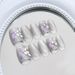 Beauty & Health Hand Made Nail Polish Three Dimensional Flash Diamond Fantasy Purple Butterfly Cat's Eye Ins Style Nail Art Piece Code_viptrois.com