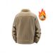 Men's Fleece Thickened Cotton-padded Casual Tooling Cotton-padded Vintage Corduroy Jacket_viptrois.com