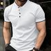 Men’s Performance Polo Shirt – Wrinkle-Free Polyester, Short Sleeve Baseball Collar (16 Colors, 5 Sizes)_viptrois.com