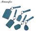Coin & Key Purses IC Bus Card Induction Protective Cover Water Drop Keychain Cowhide Community Rectangular Round Access Control Card Holder_viptrois.com