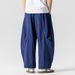 Men's Clothing Bloomers Large Size Japanese Thin Paratrooper Pants High Street Casual Overalls Men_viptrois.com