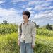 Loom Loom Korean Style Turn-Down Collar Knitted Sweater For Men, Autumn And Winter Cable Knit Simple Versatile Cardigan Sweater,_viptrois.com