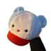 Korean Cute Cartoon Plush Baseball for Women, Warm Versatile in Autumn and Winter, Duck Tongue Hat, Big Head, Wide Face,_viptrois.com